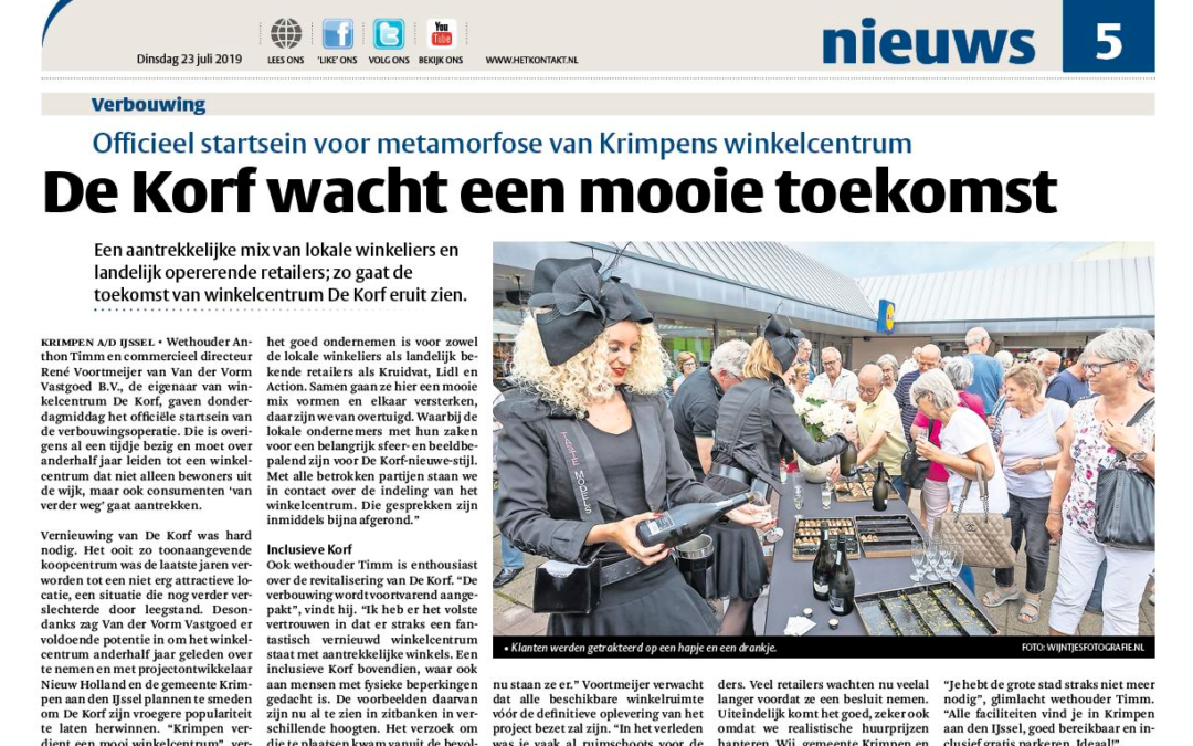 1e bouwhandeling viering Korf Krimpen
